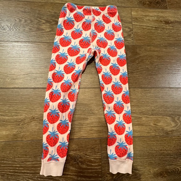 Hanna Andersson Girls Long John Hanna Jams Strawberry, Size 5,  Organic Cotton - Picture 13 of 13